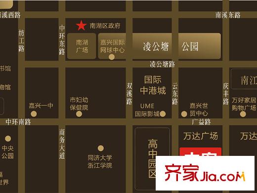 寶格麗公館區(qū)位圖