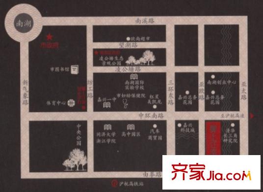 御上江南交通圖