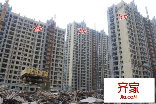 寶格麗公館5#、7#、8#工程進(jìn)度圖（2015.8.13）