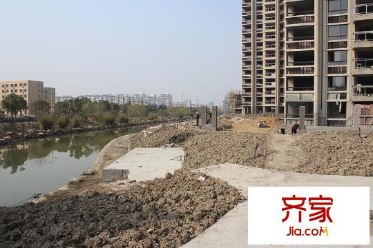 臺(tái)平方米國(guó)際廣場(chǎng)西邊綠化（2015-3-12）