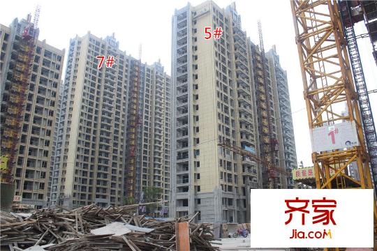 寶格麗公館5#、7#工程進(jìn)度圖（2015.8.13）