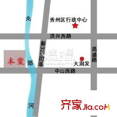 名都綠洲交通圖 