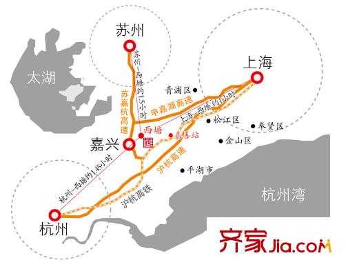 保利西塘越交通區(qū)位圖