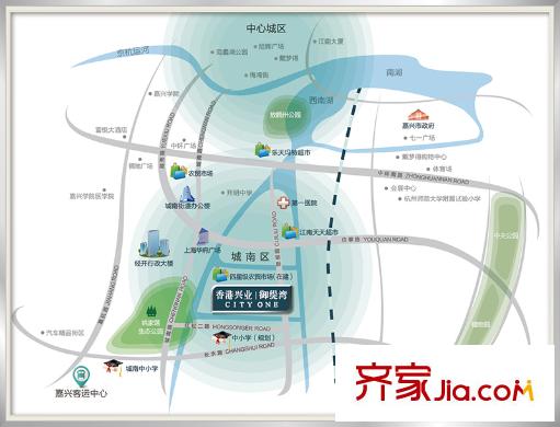 香港興業(yè)?御緹灣交通區(qū)位圖