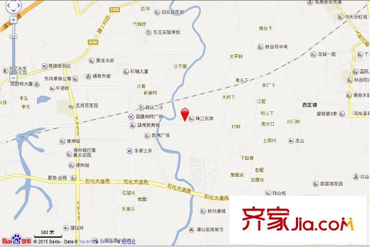 珠江?四季悅城交通坐標圖