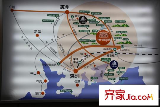 中航?維拉莊園區(qū)位圖