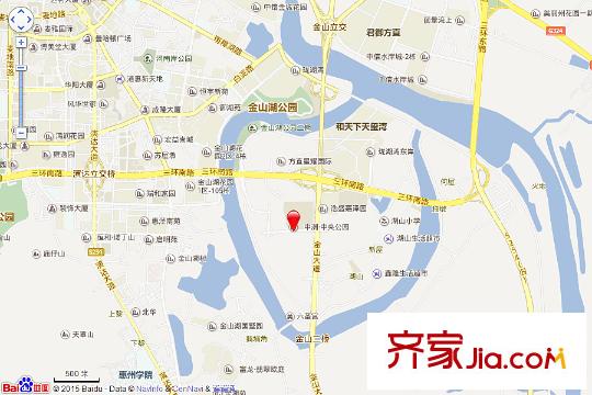 中洲中央公園別墅交通圖交通坐標圖