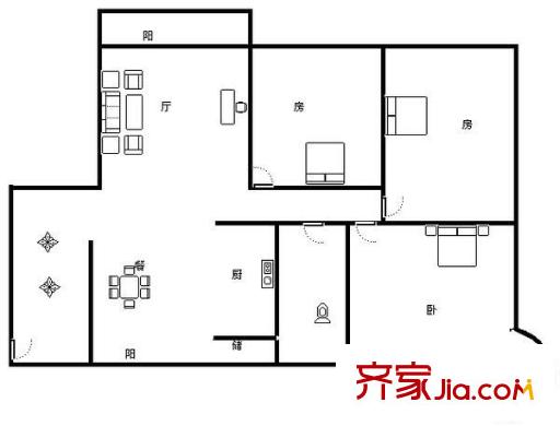 惠州鸿润花园户型图-齐家网小区库