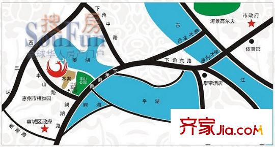 景億鳳凰谷交通圖
