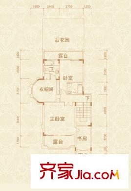 景億鳳凰谷 5室 戶型圖
