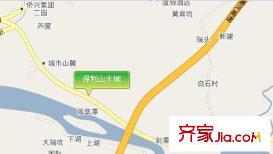 保利山水城別墅交通圖