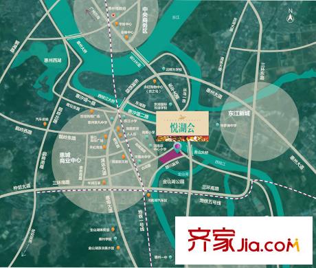 升利悅湖會別墅交通圖交通區(qū)位圖