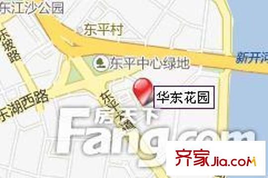 華東花園交通圖 