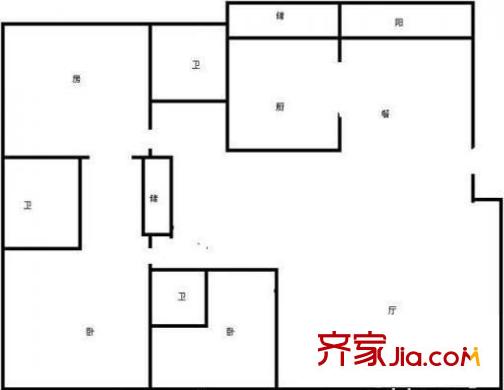 華東花園 戶型圖