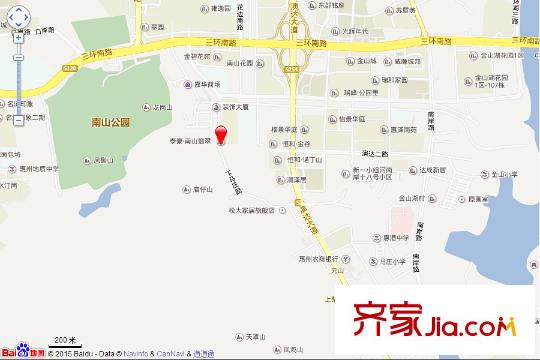 泰豪?南山翡翠交通坐標(biāo)圖