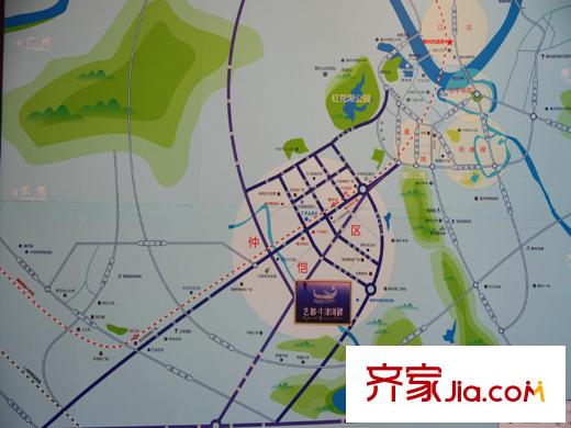 藝都?牛津河畔區(qū)位圖