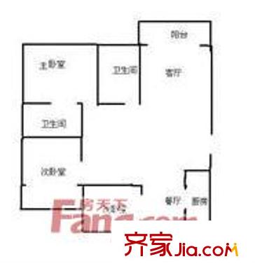 惠州 凱旋閣 戶型圖