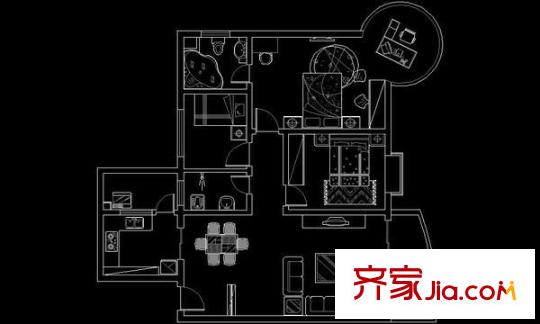 凱旋閣 6室 戶型圖