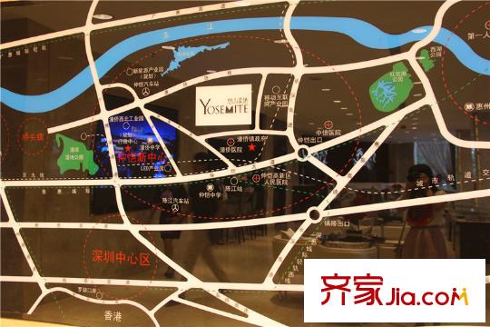 諾楠?悠山美地花園交通區(qū)域圖