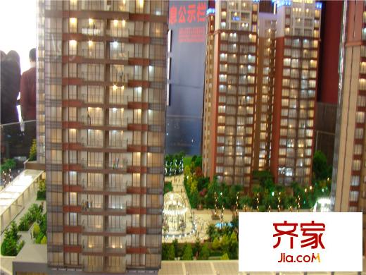 景盛華庭實景圖項目沙盤照20131207