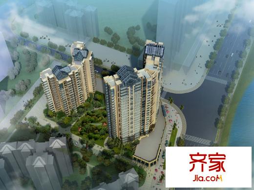 金山湖?丹荔園外景鳥瞰圖