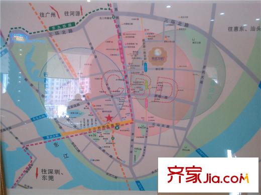 景盛華庭交通圖區(qū)位圖