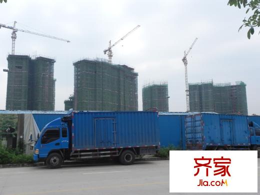 華輝銘鑄外景圖工程進(jìn)度圖20120803