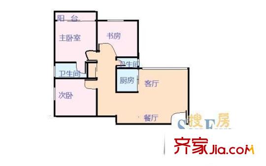  花怡苑 戶(hù)型圖