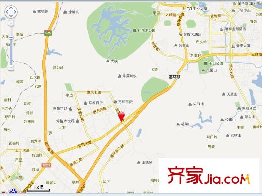 華邦?首府交通坐標(biāo)圖