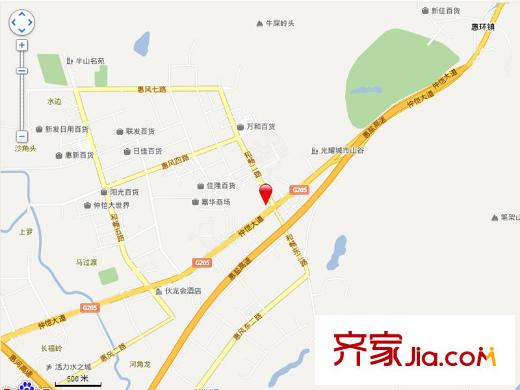 華邦?首府交通坐標(biāo)圖