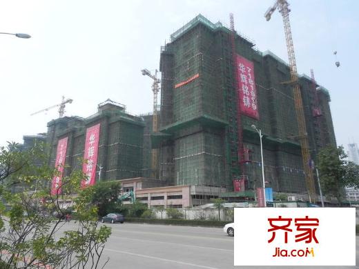 華輝銘鑄外景圖工程進(jìn)度圖20120921