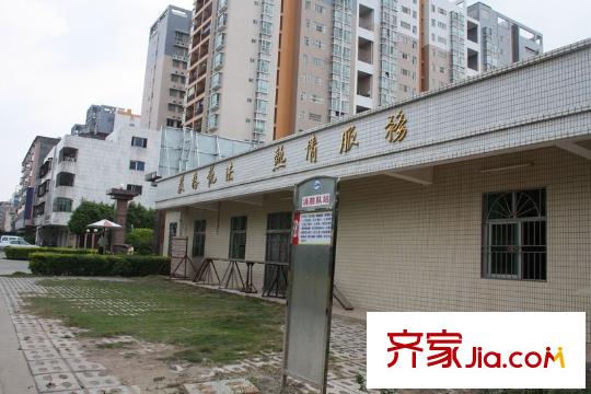 博羅雍華庭配套圖周邊的公交站牌