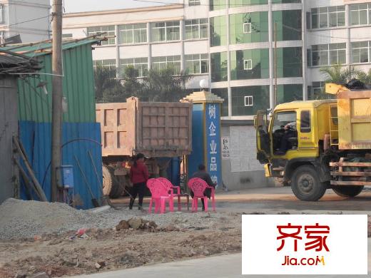 博羅雍華庭實景圖施工入口實景20110119