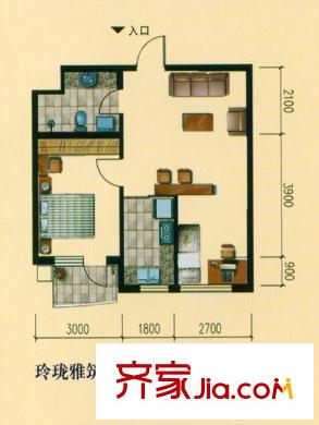 双月湾檀悦豪生度假酒店户型图双月湾温德姆豪生渡假酒店 2室 户型图