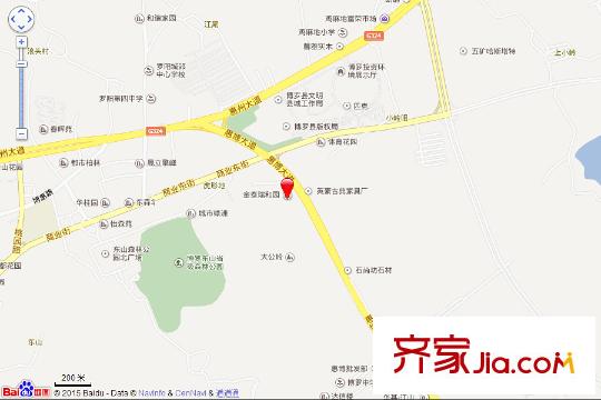 金泰瑞和園交通坐標圖