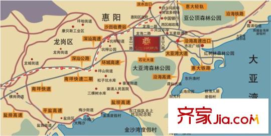 中萃花城灣區(qū)位圖