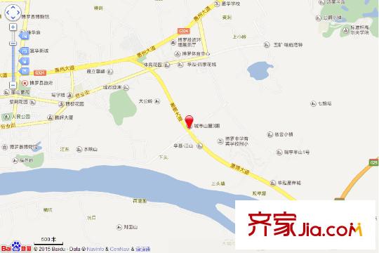 城市山麓3期交通坐標(biāo)圖