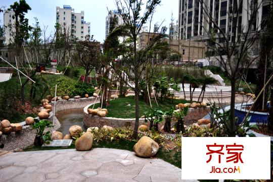 中萃花城灣小區(qū)園林（2015.12.12）