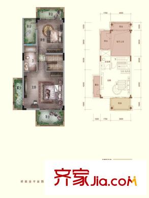 佳兆業(yè)東江新城A1戶型3F層 2室2廳1衛(wèi)1廚