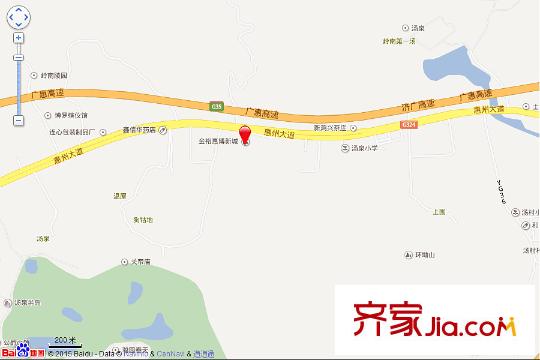 金裕?惠博新城交通坐標(biāo)圖