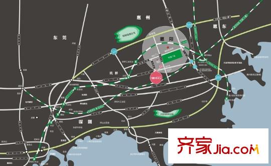 誠(chéng)杰壹中心區(qū)位圖