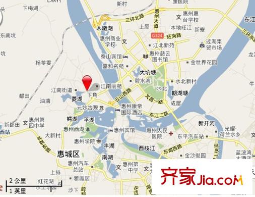 鵬達御西湖交通坐標圖