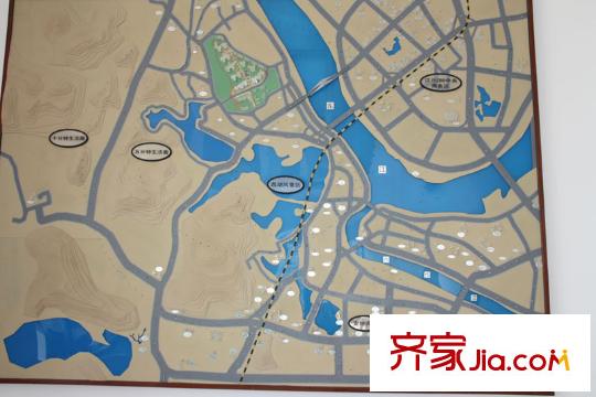 鵬達御西湖區(qū)位圖