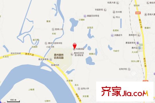 東奧御園交通坐標(biāo)圖