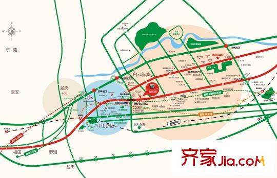 盈潤國際花園交通區(qū)位圖