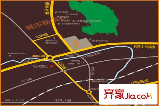 花樣年別樣城區(qū)位圖