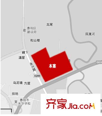 花樣年別樣城交通坐標(biāo)圖