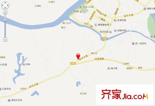 嘉旺城交通坐標(biāo)圖