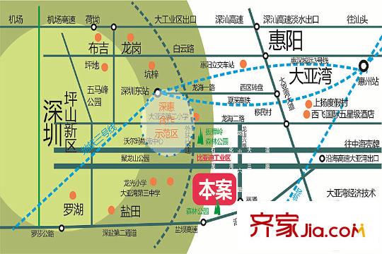 夏日南庭二期區(qū)位圖