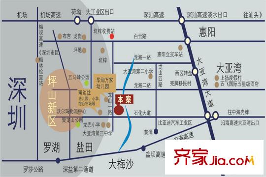 金溪灣區(qū)位圖